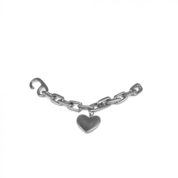 Bracciale catena con ciondolo a cuore