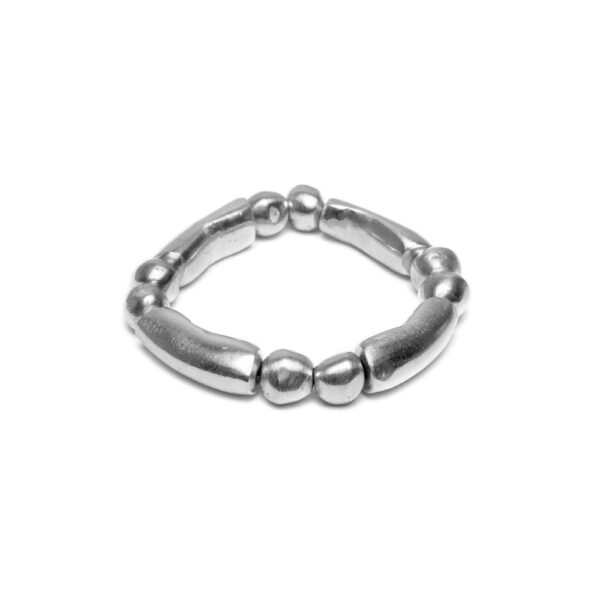 Bracciale elastico sfere/barre